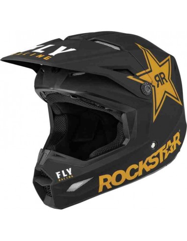 CASCO FLY RACING KINETIC ROCKSTAR NEGRO 2024