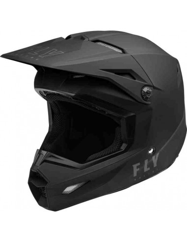 CASCO INFANTIL FLY RACING KINETIC SOLID NEGRO MATE 2024