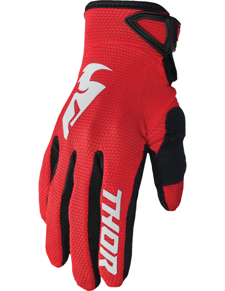 OUTLET GUANTES THOR SECTOR ROJO BLANCO 2024 - ENDUROLEON