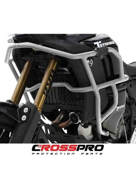 DEFENSA LATERALES Y MOTOR CROSSPRO YAMAHA XTZ 700 TENERE WORLD RAID ALUMINIO PULIDO