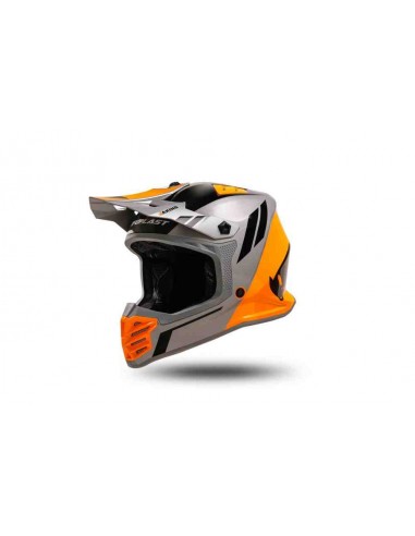 CASCO UFO NIÑO KOREY GRIS NARANJA 2024