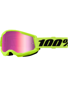 GAFA 100% STRATA 2 AMARILLO FLUOR - LENTE EFECTO ESPEJO ROSA