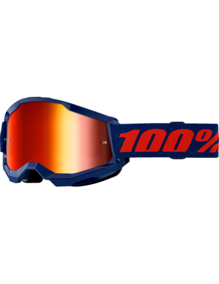 GAFA 100% STRATA 2 AZUL NAVY - LENTE EFECTO ESPEJO ROJO