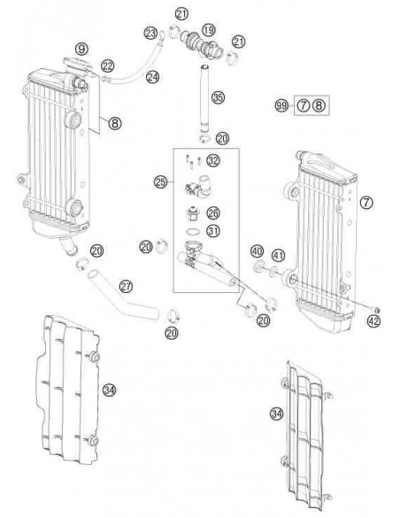 TERMOSTATO KTM 59435117100