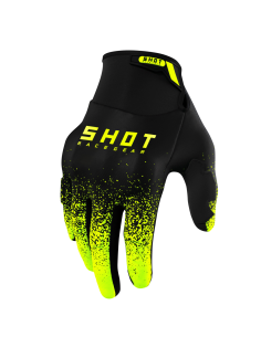 GUANTES SHOT DRIFT EDGE 2.0 NEGRO AMARILLO FLUOR 2024