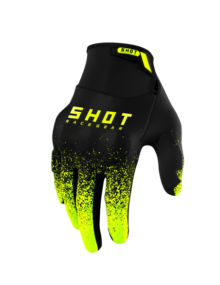 GUANTES SHOT DRIFT EDGE 2.0 NEGRO AMARILLO FLUOR 2024