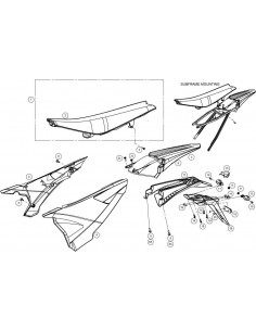 KIT PORTA MATRICULAS HOMOLOGADO GAS GAS EC 250/300 18-19 RIEJU MR 250/300 20-