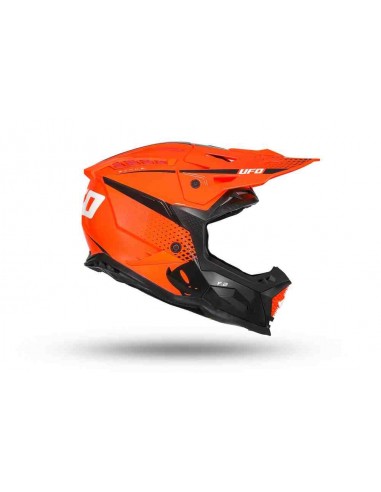 CASCO UFO ECHUS NEGRO NARANJA FLUOR 2024