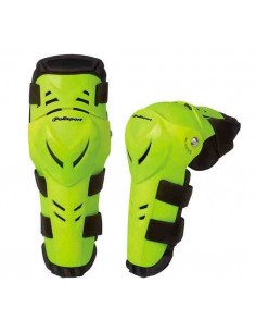 RODILLERAS POLISPORT ARTICULADAS DEVIL AMARILLO FLUOR