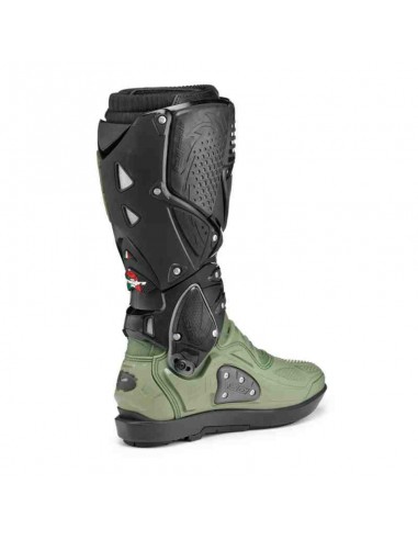 BOTAS SIDI CROSSFIRE 3 SRS VERDE MILITAR NEGRO
