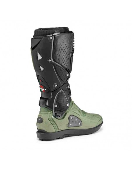 BOTAS SIDI CROSSFIRE 3 SRS VERDE MILITAR NEGRO