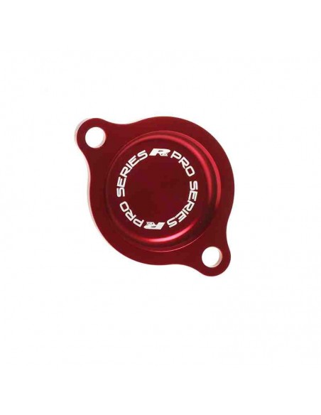TAPA FILTRO DE ACEITE RFX HONDA CRF 250R 10-17 ROJA