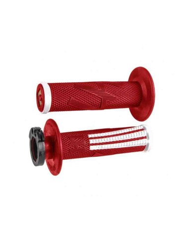 PUÑOS ODI EMIG PRO V2 LOCK-ON ROJO BLANCO