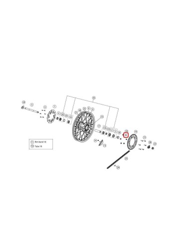 TUERCA DIN 6926 M8 Cal.8 Z/BLANCO