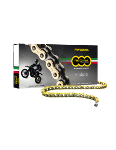 CADENA REGINA 520 ZSE CON RETENES 118 PASOS ORO