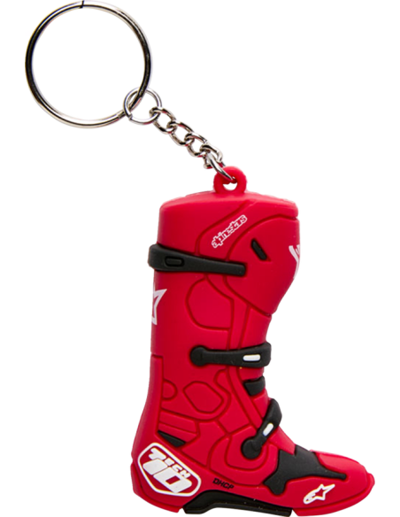 LLAVERO BOTA ALPINESTARS TECH 10 ROJA