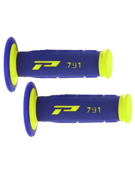 PUÑOS PROGRIP DOBLE COMPUESTO 791 AZUL AMARILLO FLUOR