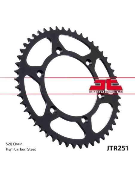 CORONA DE ACERO JT YAMAHA YZ/YZF/WR/WRF 125-450 DESDE 1999 CORONA DE ACERO JT YAMAHA YZ/YZF/WR/WRF 125-450 DESDE 1999