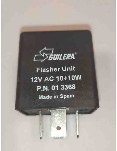 RELE DE INTERMITENCIAS 12V AC 10+10W 3 POLOS CORRIENTE ALTERNA