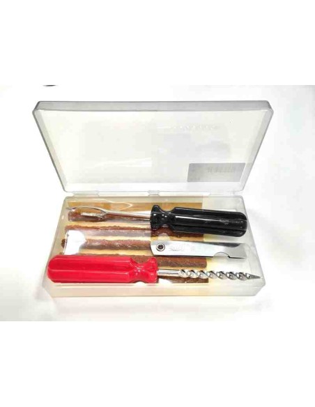 KIT REPARACION NEUMATICO TUBELESS MOTO