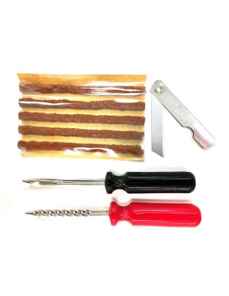 KIT REPARACION NEUMATICO TUBELESS MOTO