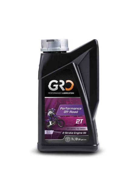 ACEITE GRO PERFORMANCE 2T OFF ROAD DE MEZCLA 100% SINTETICO 1 LITRO