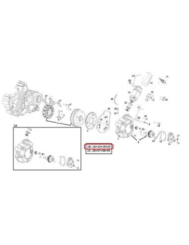KIT ARRANQUE ELECTRICO RIEJU MR 250/300 21- GAS GAS EC 250/300 18-19