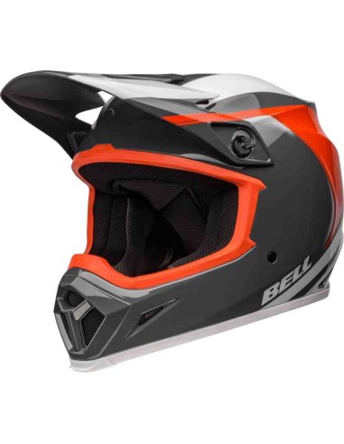 CASCO BELL MX-9 MIPS DART GLOSS CHARCOAL ORANGE