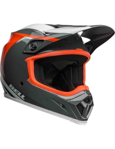 CASCO BELL MX-9 MIPS DART GLOSS CHARCOAL ORANGE