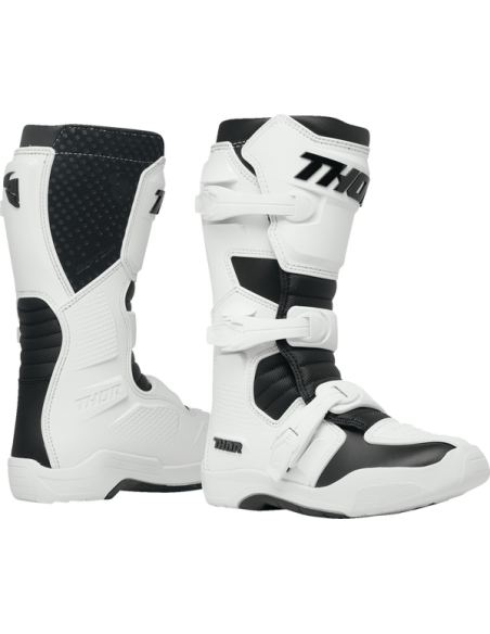 BOTAS THOR CHICA BLITZ XR BLANCA NEGRA