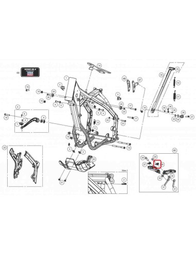 MUELLE ESTRIBERA GAS GAS EC 18-19 RIEJU MR 250/300 RH&LH