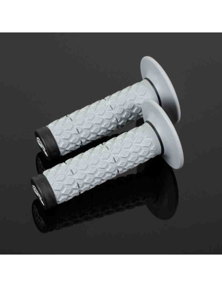 PUÑOS RENTHAL MX DUAL GLUE-ON CONFORT GRIS NEGRO