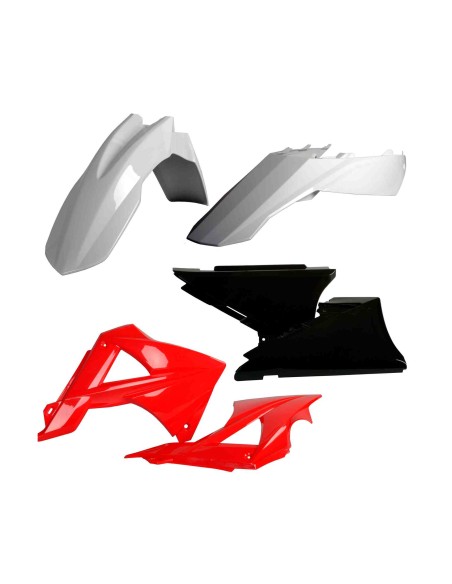 KIT PLASTICOS CEMOTO GAS GAS EC 2011 ROJO BLANCO NEGRO