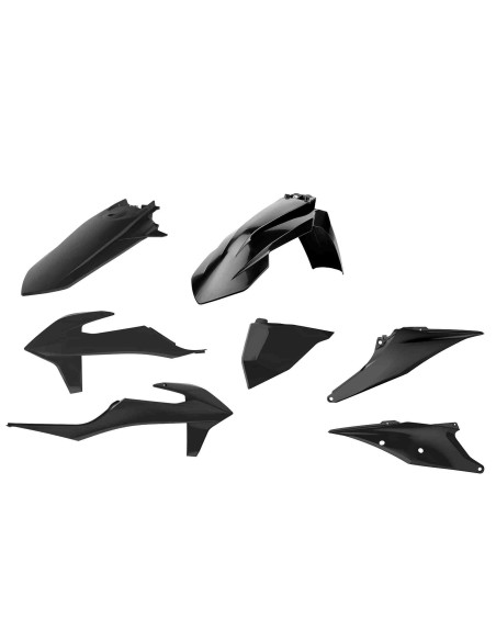 KIT PLASTICOS CEMOTO KTM EXC/EXCF 20-23 NEGROS
