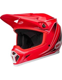 CASCO BELL MX-9 MIPS ZONE GLOSS ROJO