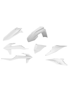 KIT PLASTICOS CEMOTO KTM EXC/EXCF 20-23 BLANCOS