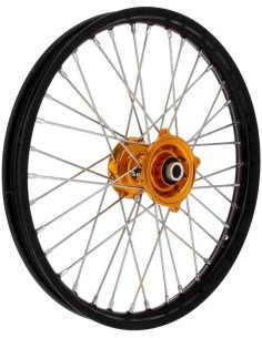 RUEDA COMPLETA DELANTERA RFX EXCEL SUZUKI RMZ 250/450 05-24 21X1.60 NEGRA ORO