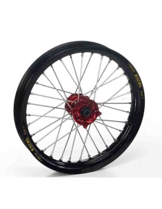 RUEDA COMPLETA TRASERA EXCEL HAAN WHELLS HONDA CRF 450R 13-24 19X2.15 36H NEGRO ROJO
