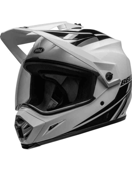 CASCO BELL MX-9 ADVENTURE MIPS ALPINE GLOSS WHITE BLACK