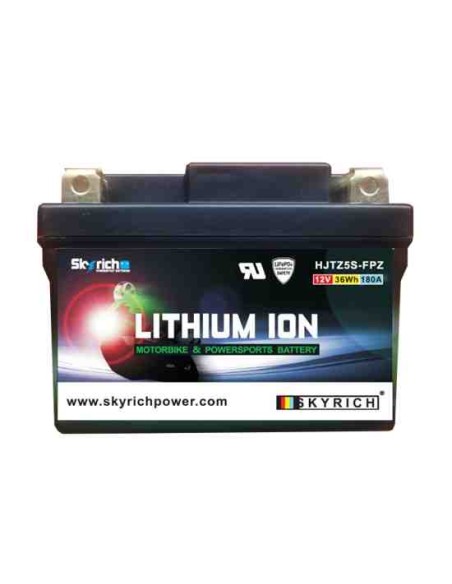 BATERIA DE LITIO SKYRICH HJTZ5S-FPZ CON INDICADOR DE CARGA