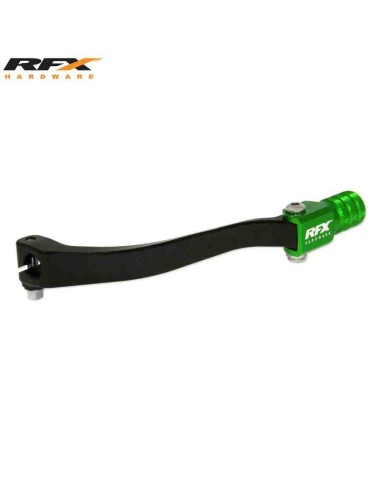 PEDAL DE CAMBIO RFX KAWASAKI KX 250F 04-05 SUZUKI RMZ 250 04-06 NEGRO VERDE