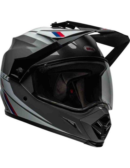 CASCO BELL MX-9 ADVENTURE MIPS ALPINE GLOSS NARDO BLACK