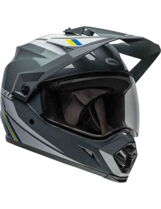 CASCO BELL MX-9 ADVENTURE MIPS ALPINE GLOSS CHARCOAL SILVER 2