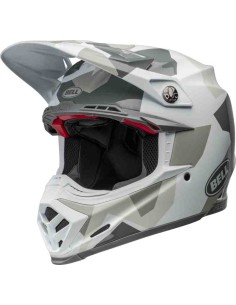 CASCO BELL MOTO 9S FLEX ROVER GLOSS WHITE CAMO