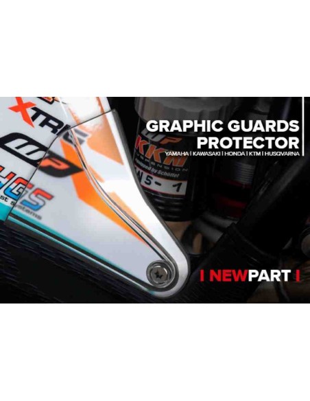 PROTECTORES ADHESIVOS POLISPORT HONDA CRF 250R 18-21 CRF 450R/RX 17-20 CRF 250RX 19-21