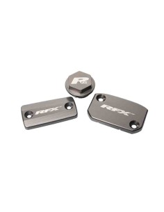 KIT TAPAS DEPOSITOS RFX KTM FRENO BREMBO Y EMBRAGUE MAGURA GRIS