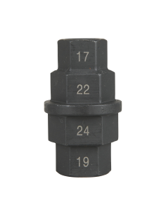 LLAVE PUNTA EJE 50MM - 17/19/22/24