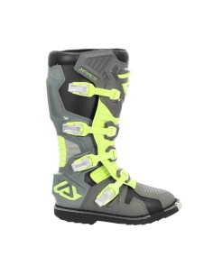 BOTAS ACERBIS X-RACE GRIS AMARILLO FLUOR 2