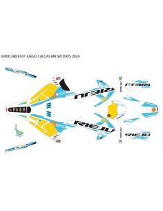 KIT ADHESIVOS RIEJU MR SIX DAYS ARGENTINA