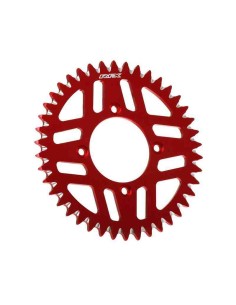 CORONA RFX TRIAL ALUMINIO 4 AGUJEROS ROJA